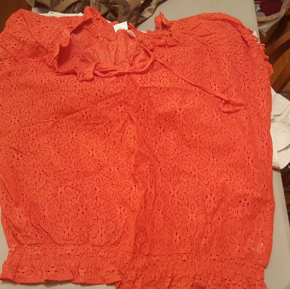 Orange shirt